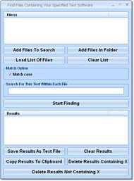 Find Files By Word or Phrase Within Software screenshot